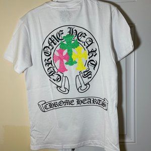 Chrome Hearts White Reflective logo Tshirt Small